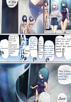 A girl came for regular maintenance on her love doll