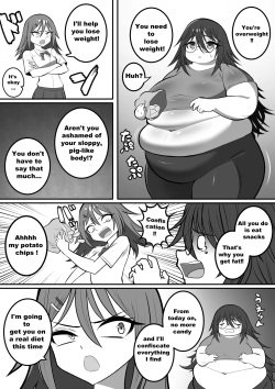 SSBBW weight gain sisters